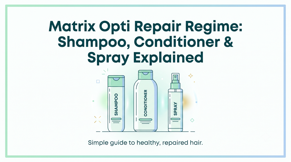 Matrix Opti Repair Regime: Shampoo, Conditioner & Spray Explained