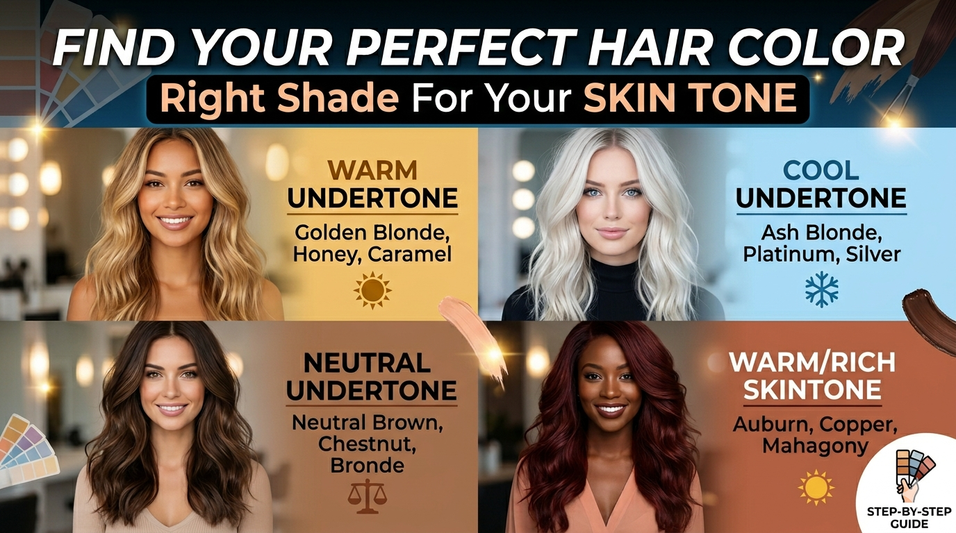 How to Choose the Right Hair Color Shade for Your Skin Tone