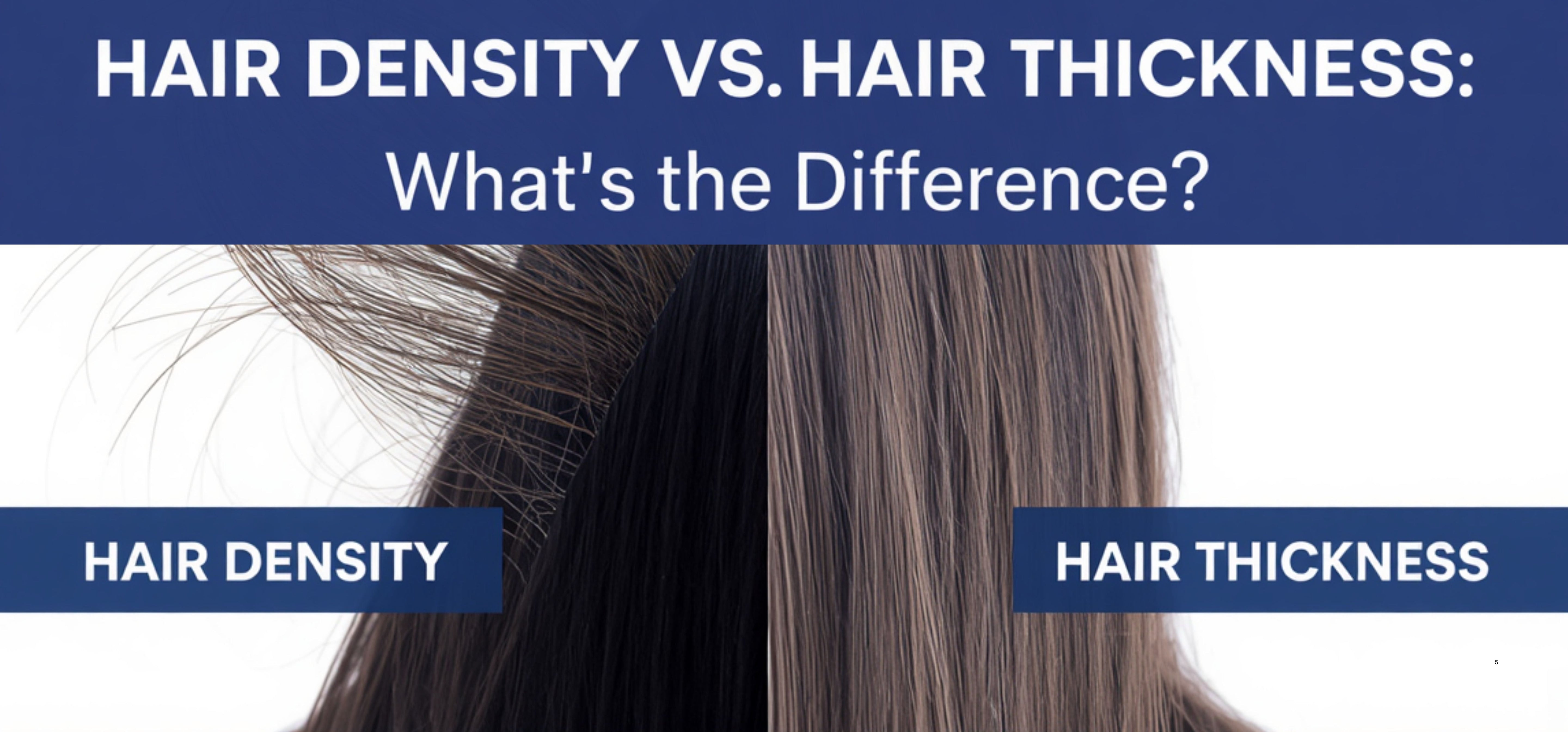 Hair Density vs Hair Thickness: What's the Difference?