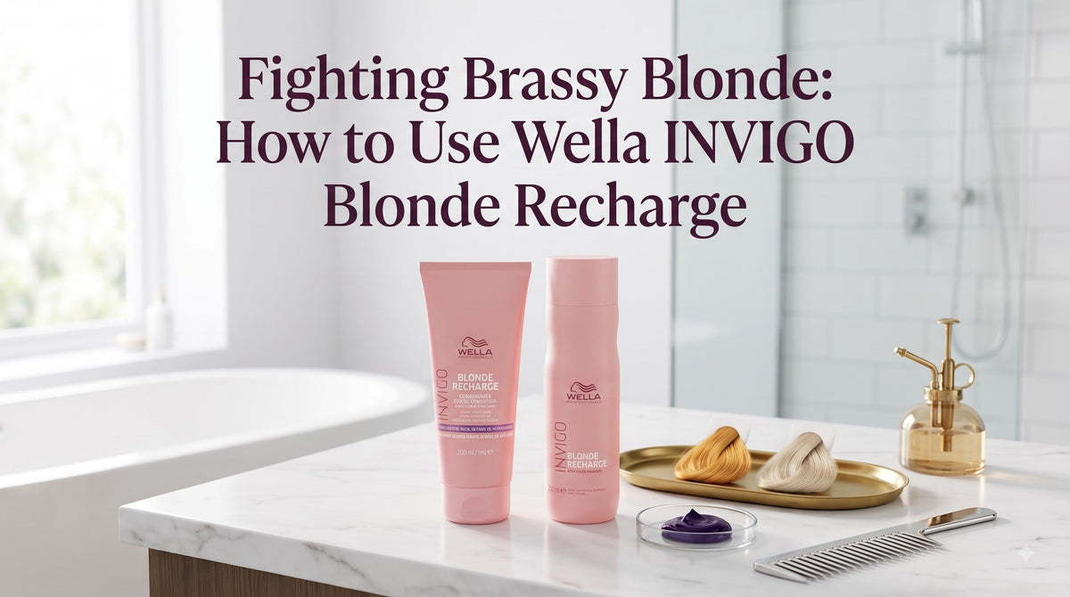 Fighting Brassy Blonde: How to Use Wella INVIGO Blonde Recharge