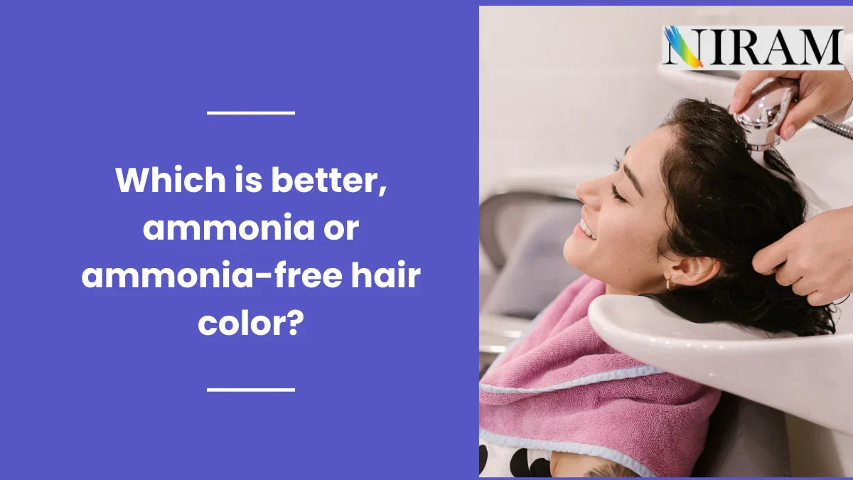 Which is better, ammonia or ammonia-free hair color?