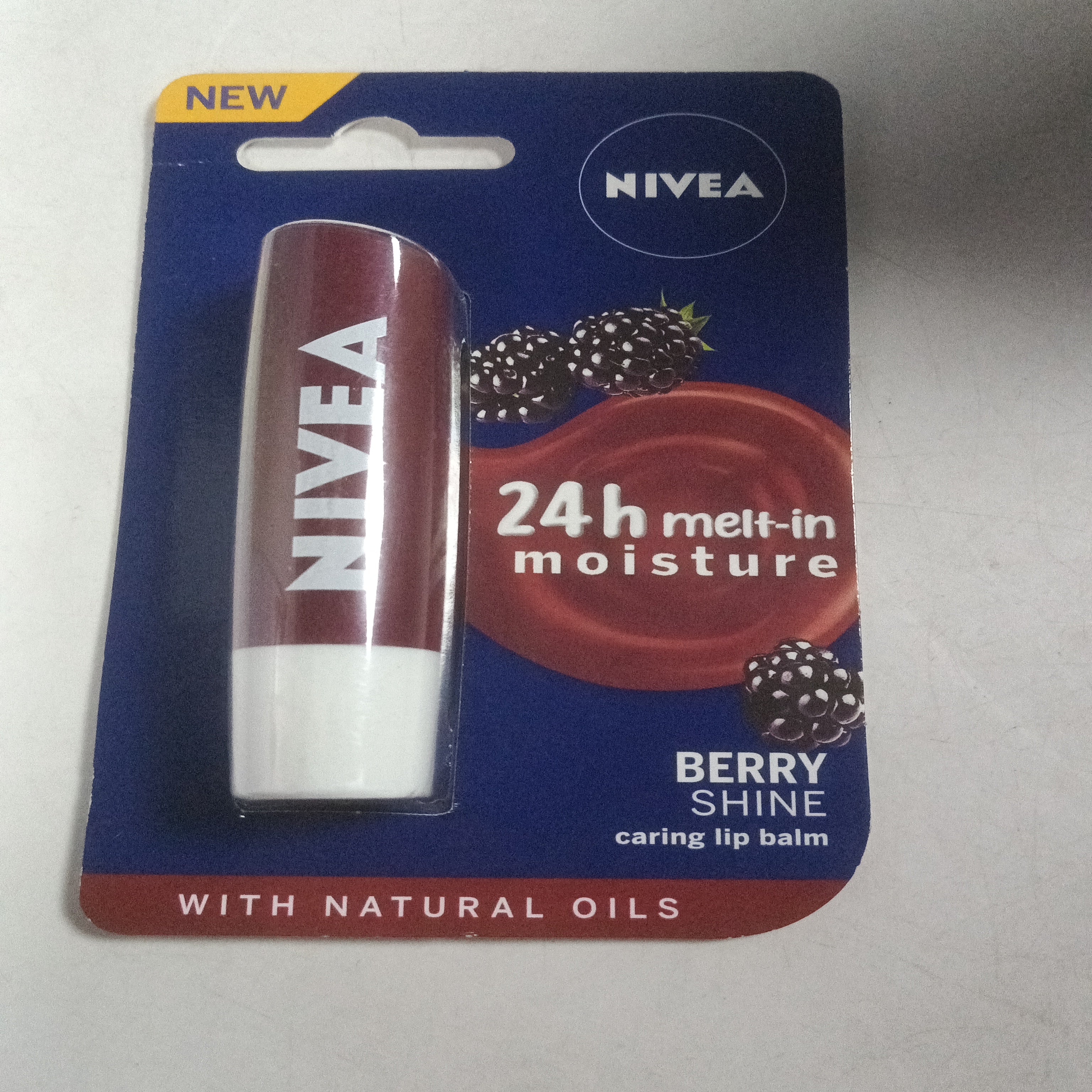Nivea Blackberry Shine Lip Balm (4.8gm) - Niram Global Private Limited