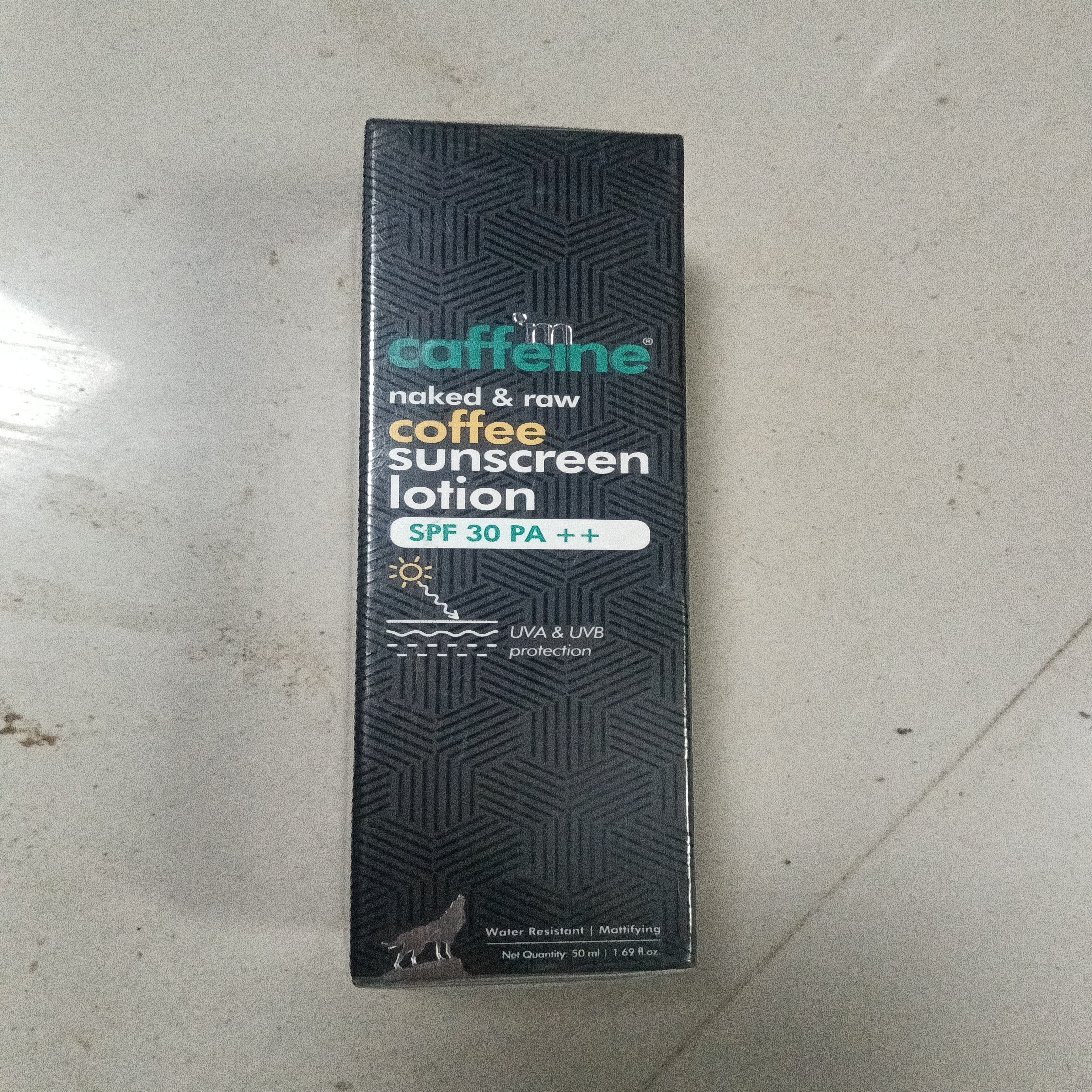 Mcaffeine coffee sunscreen lotion spf 30 PA++ UVA&UVB 50ml - Niram Global Private Limited