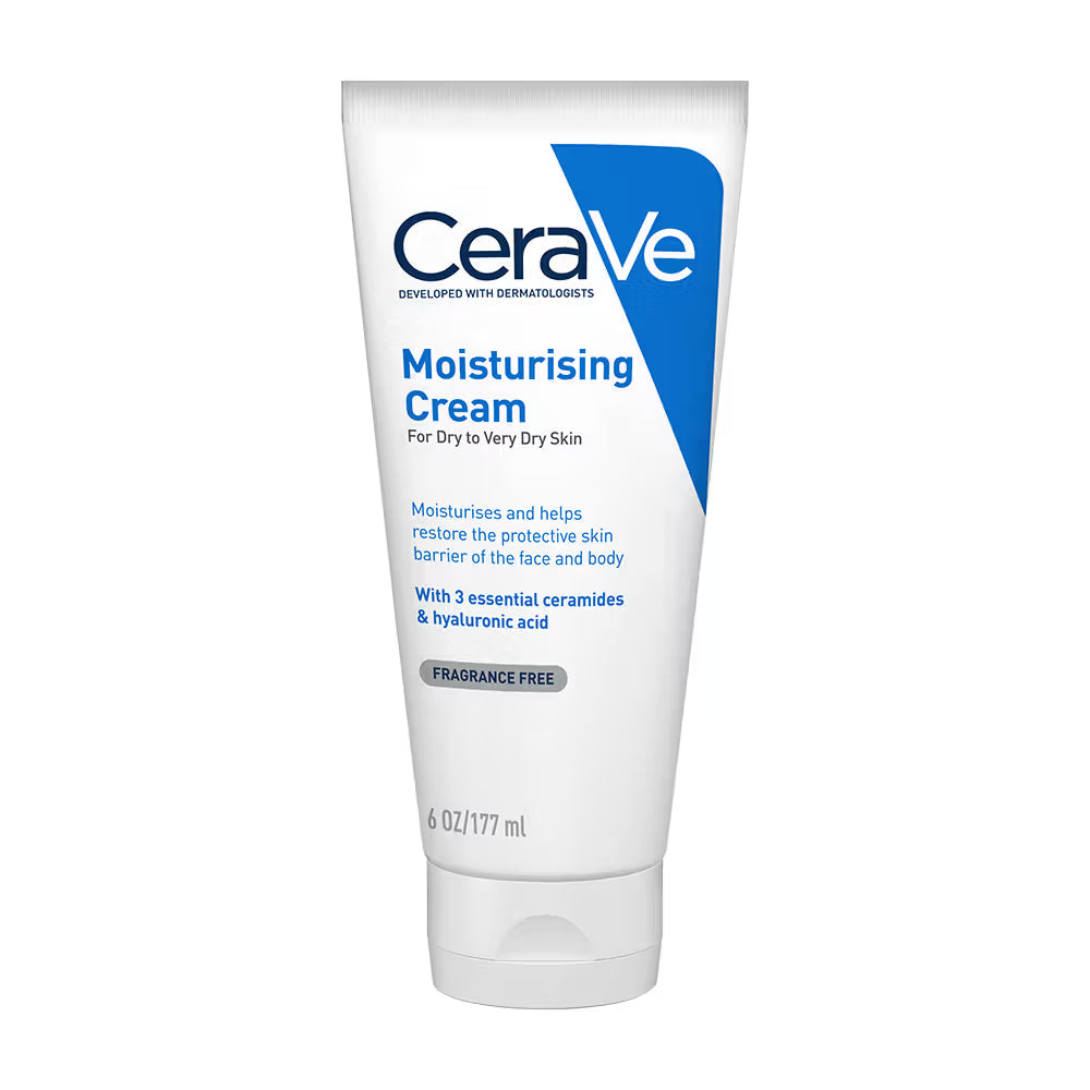 CeraVe Moisturizer Cream For Dry Skin With Ceramides, Niacinamide & Hyaluronic Acid For Barrier Repair – 177ml CeraVe