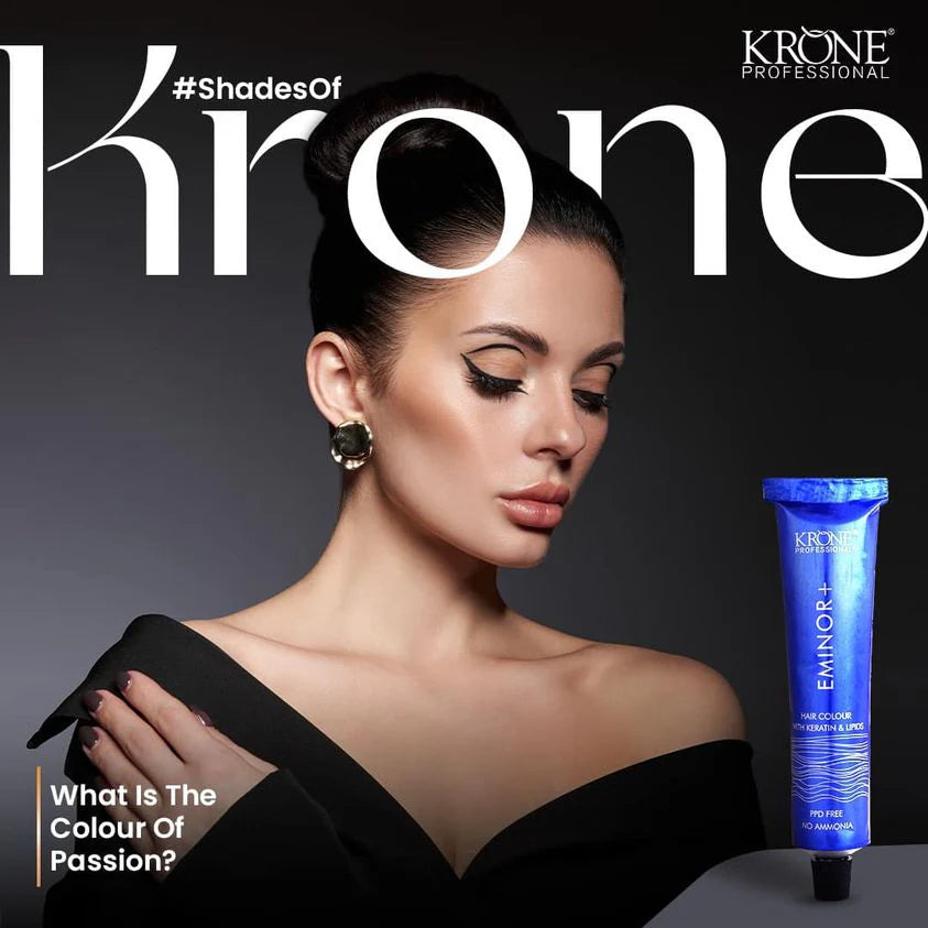 Krone Professional Eminor+ Hair Color No. 3 | Permanent Hair Dye krone professional