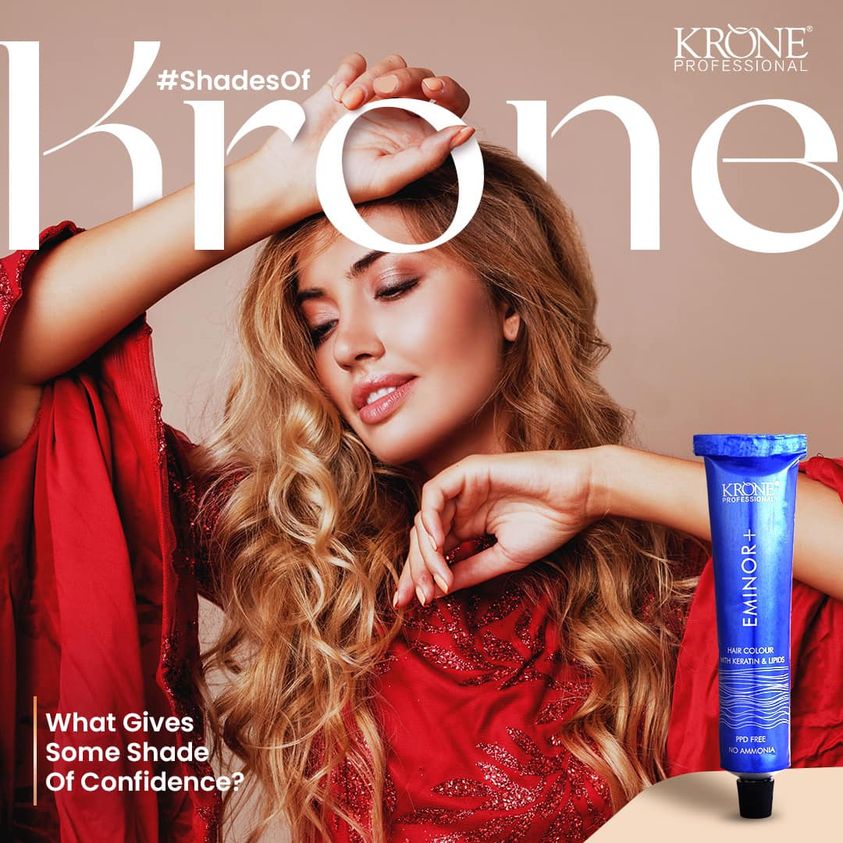 Krone Professional Eminor+ Hair Color No. 1 | Permanent Black krone professional