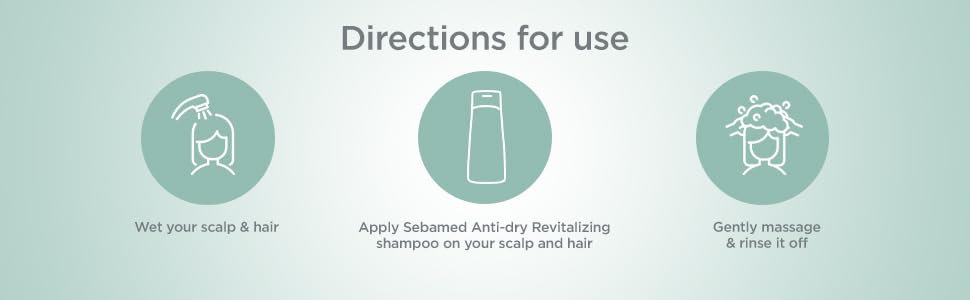 Sebamed Anti-Dry Revitalizing Shampoo 200 ml | pH 5.5 for Less Dryness Sebamed