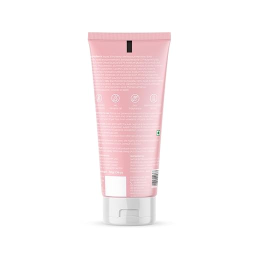 PLIX – The Plant Fix SPF 50+ Guava Glow Invisible Sunscreen | PA+++ | UV A, UV B & Blue Light Protection | With Ceramides, Vitamin C & Hyaluronic Acid | No White Cast | 50g PLIX