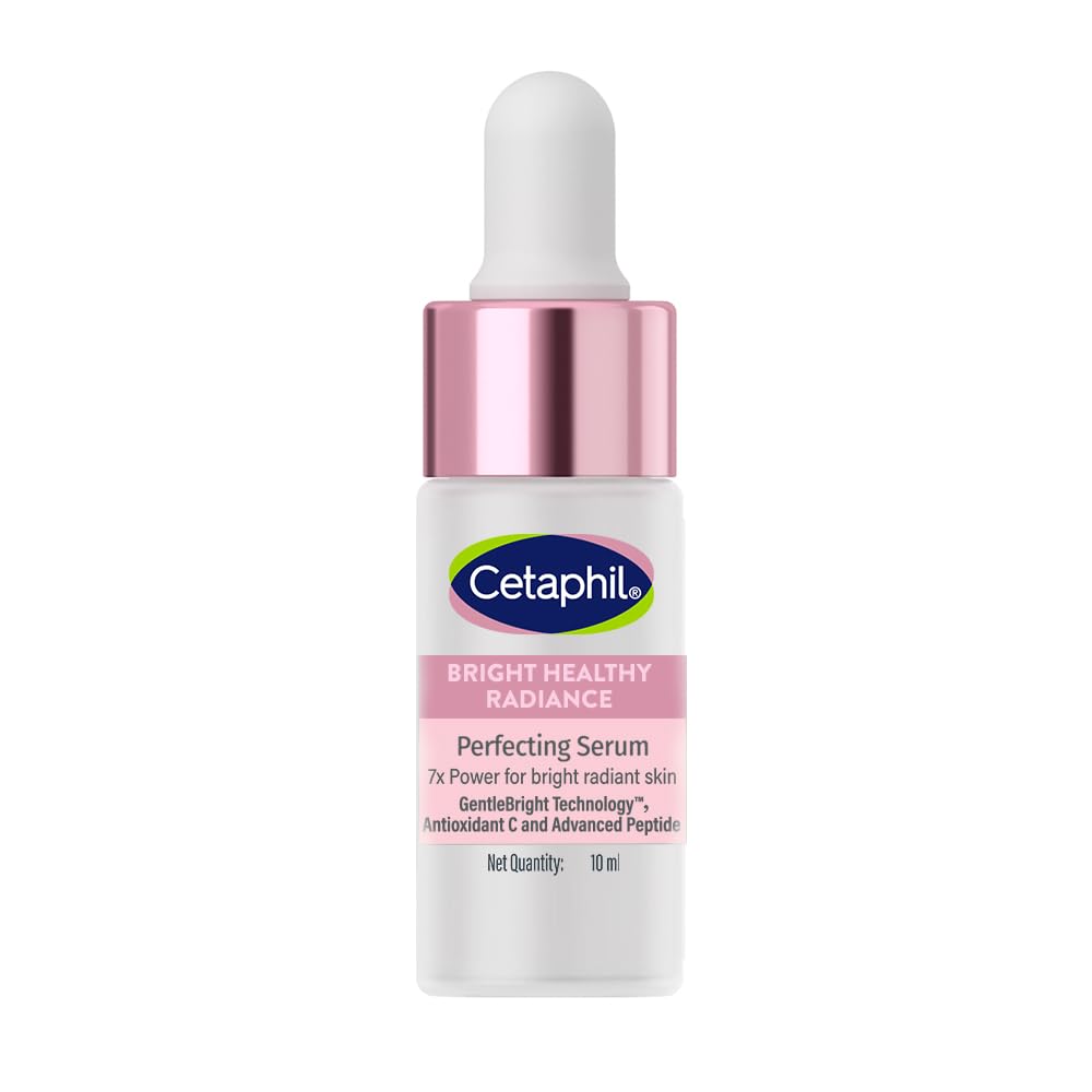 Cetaphil Bright Healthy Radiance Perfecting Serum (10 ml) -with Antioxidant C + Advanced Peptide β 7Γ Power for Radiant Sensitive Skin cetaphil