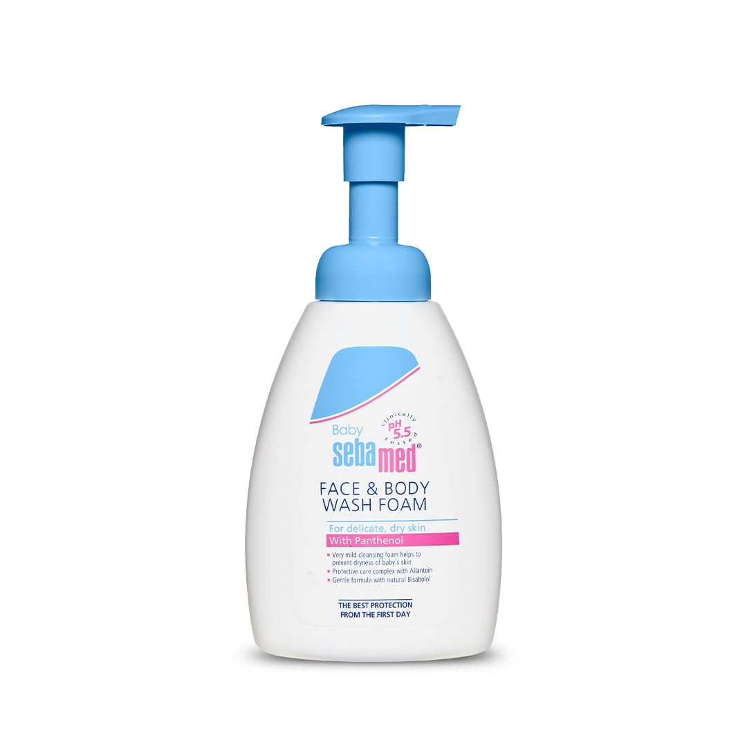 Sebamed Baby Face & Body Wash Foam pH 5.5 400 ml Sebamed