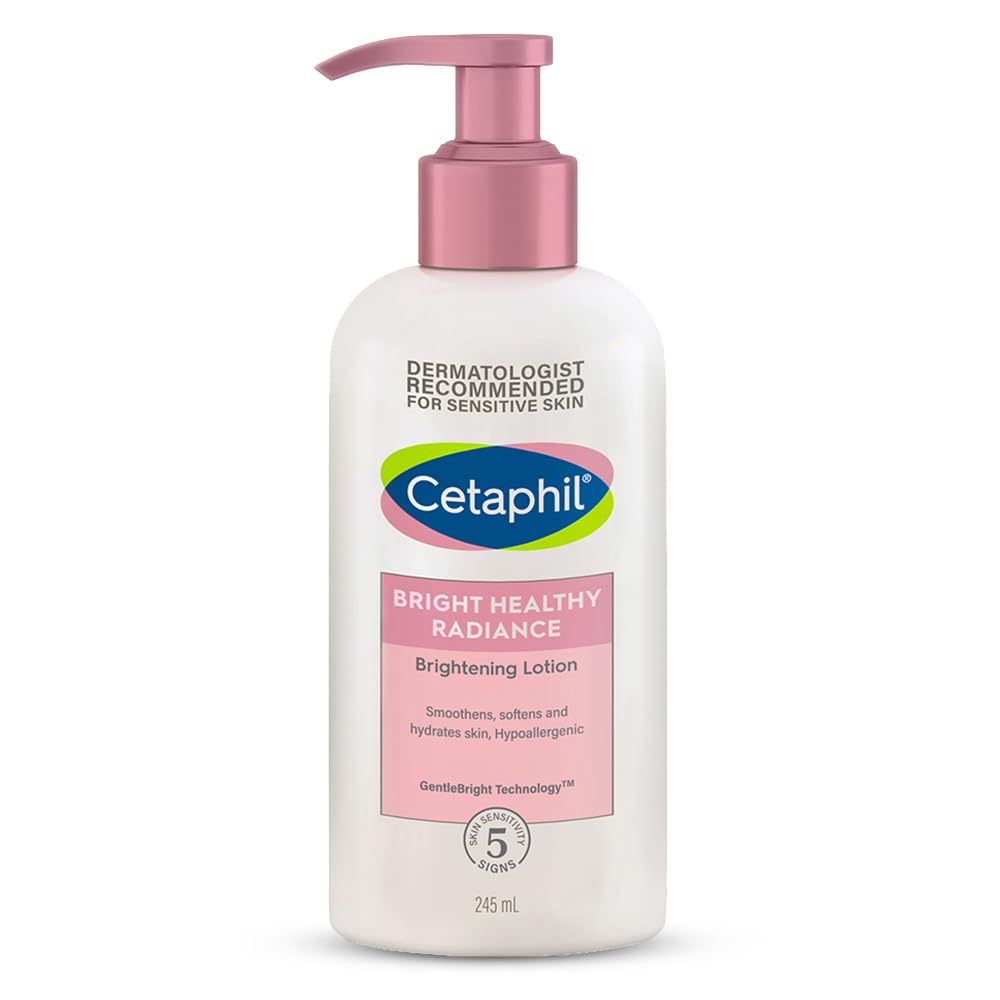 Cetaphil Bright Healthy Radiance Brightness Lotion 245ml, Dermatologist Tested, Niacinamide & Sea Daffodil, Dark Spot Reduction, Even Skin Tone cetaphil