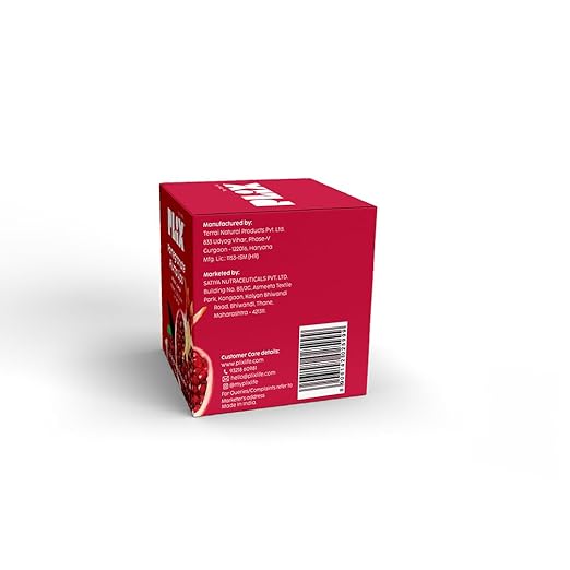 PLIX – The Plant Fix Pomegranate Plump Lips Puddin' Mask | Lightens Dark Lips & Hydrates | With Chiuri Butter & Vitamin C | For Soft, Smooth & Plump Lips | 15g | Red PLIX