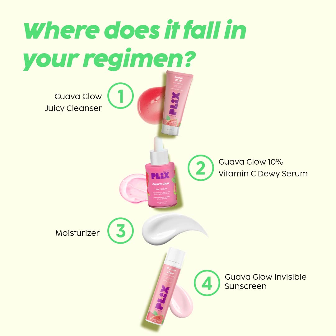 PLIX – The Plant Fix Vitamin C Juicy Face Wash | Skin Brightening Cleanser with Pro Vitamin B5 & Alpha Lipoic Acid | Unisex | 100ml PLIX