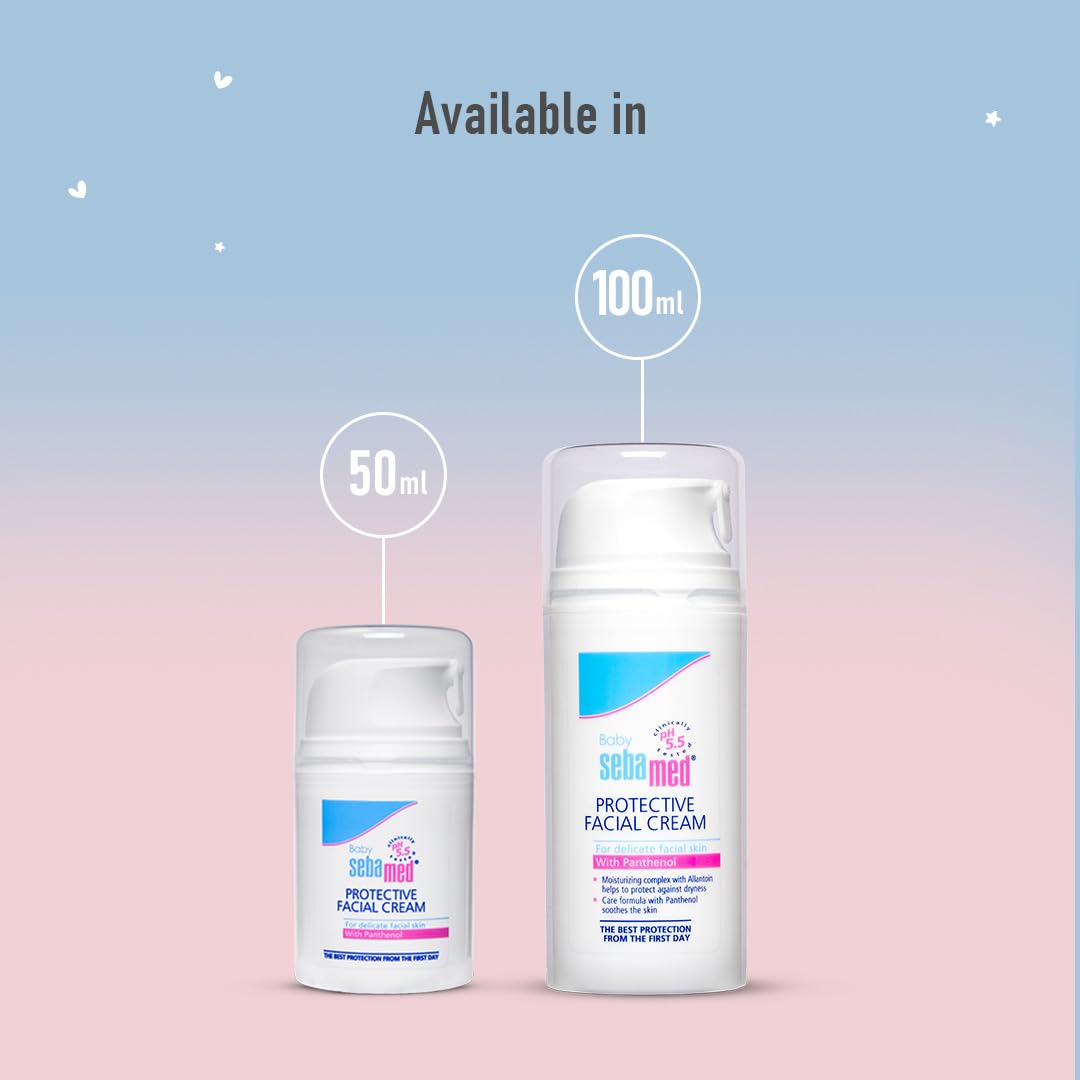Sebamed Baby Protective Facial Cream 100 ml | pH 5.5 Face Cream Sebamed