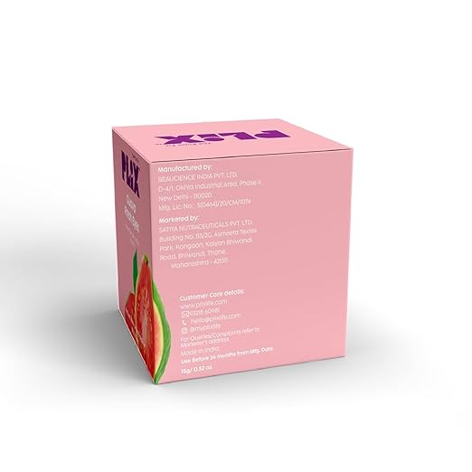 PLIX β The Plant Fix Guava Fresh Under-Eye Gel | Reduces Dark Circles, Puffiness & Fine Lines | With 3% Niacinamide, Vitamin E & Caffeine | 100% Vegan | 15g PLIX