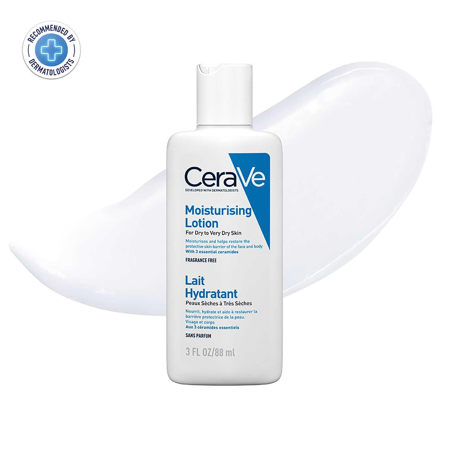 CeraVe Moisturizing Lotion For Dry To Very Dry Skin With Ceramides & Hyaluronic Acid – 88ml CeraVe