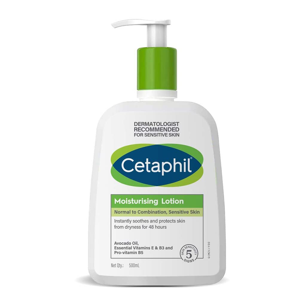 Cetaphil Moisturising Lotion for Face & Body, Normal to dry skin,500 ml cetaphil