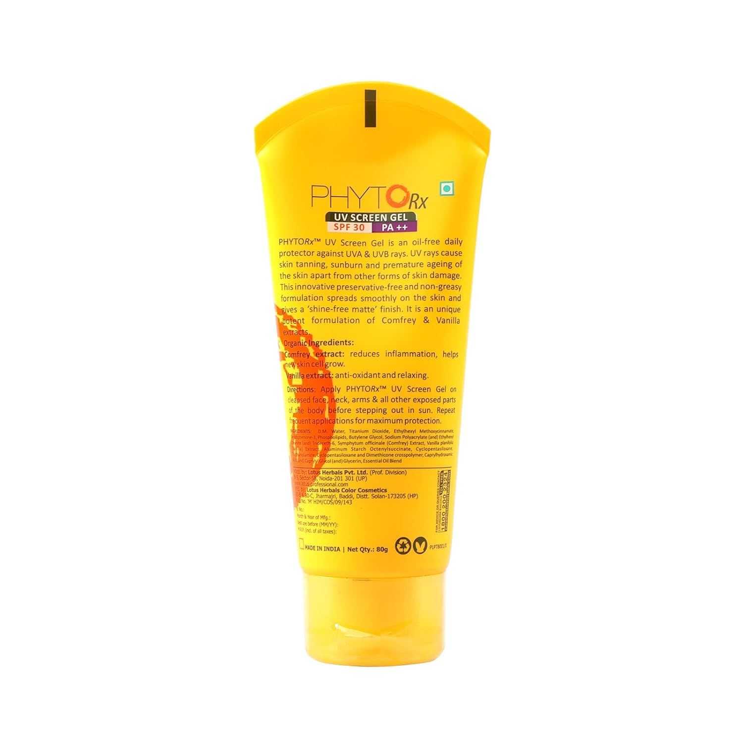 Lotus Professional PhytoRx UV Screen Gel SPF 30 PA++ (80gm) Lotus Professional