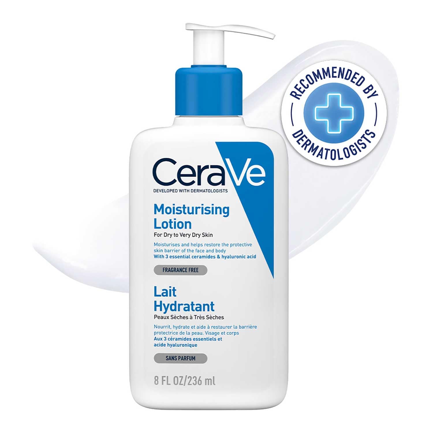 CeraVe Moisturizing Lotion For Dry To Very Dry Skin With Ceramides & Hyaluronic Acid – 236ml CeraVe