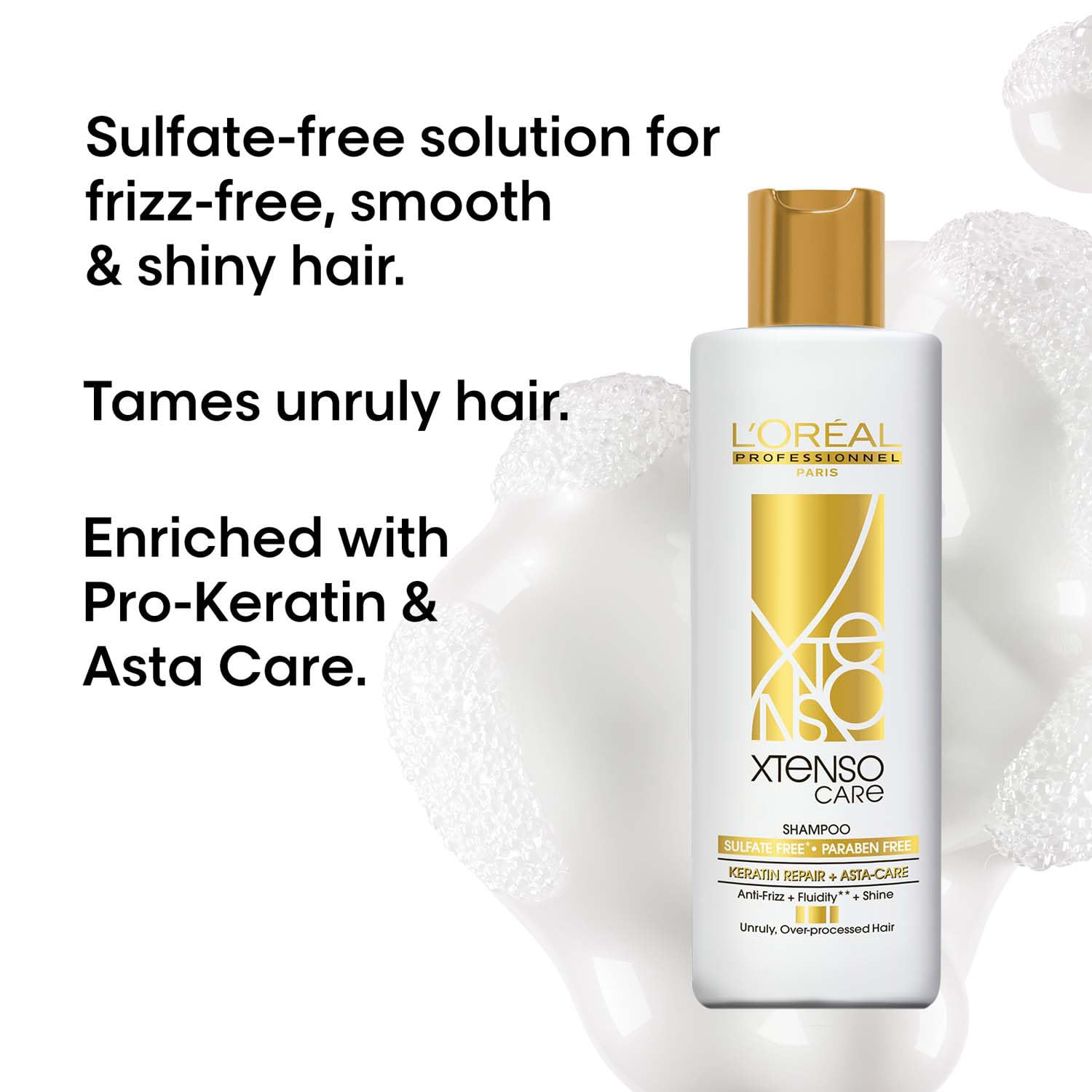 Xtenso Care Sulfate-Free Shampoo for Frizz-Free & Shiny Hair - 250ml Loreal Professional