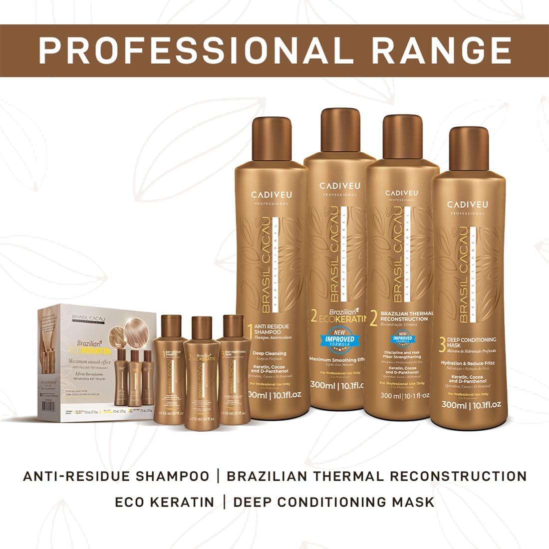 CADIVEU Professional the brazilian keratin No 1 in the world kit 1.a