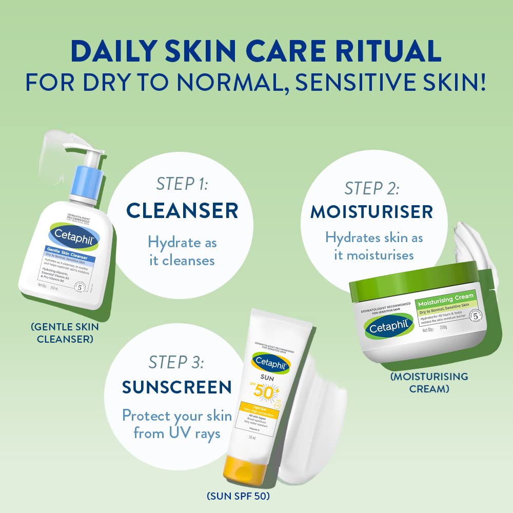 Cetaphil Moisturising Cream for Face & Body (250g) cetaphil