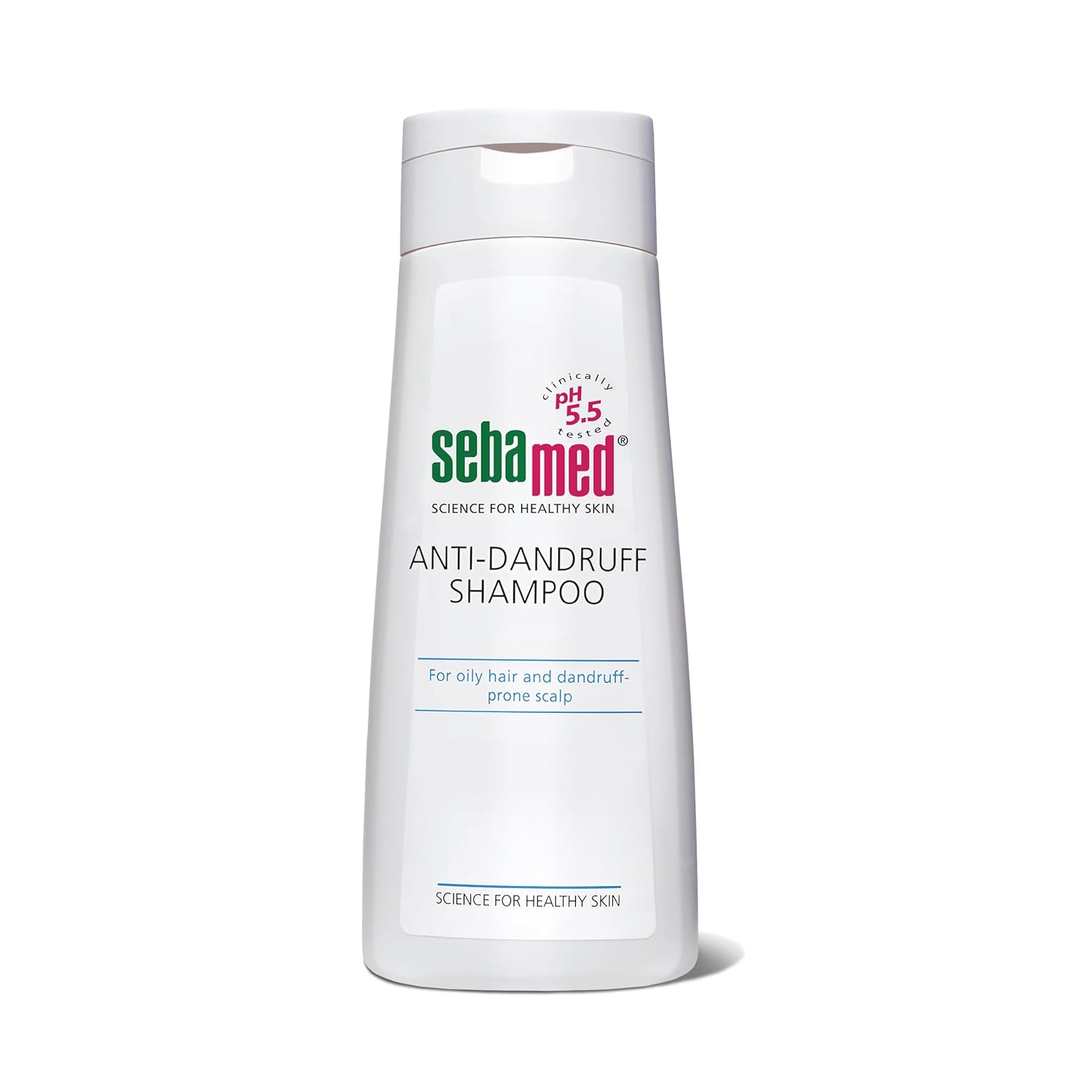 Sebamed Anti Dandruff Shampoo 200 ml | pH 5.5 | Controls Dandruff & Scalp Itching | Piroctone Olamine Formula | SLS, Paraben & Toxin Free