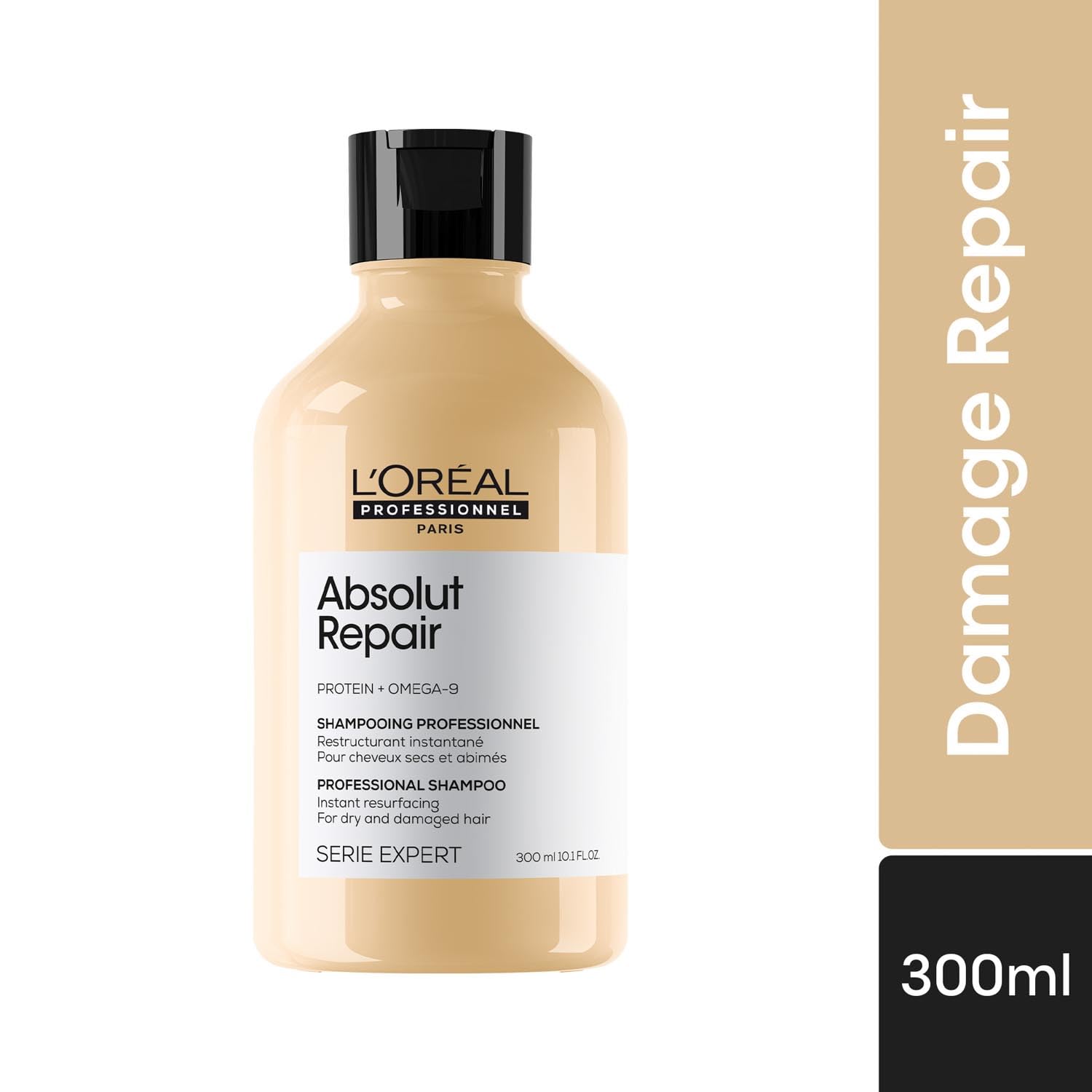 L'Oréal Professionnel Absolut Repair Shampoo for Dry & Damaged Hair - 300ml Loreal Professional