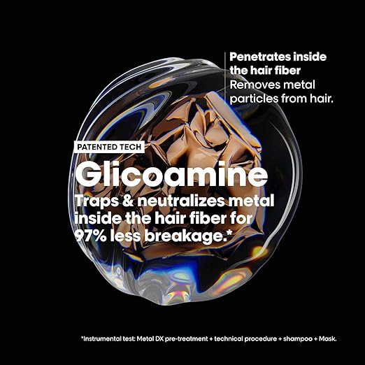 Glicooamine product with text on a black background