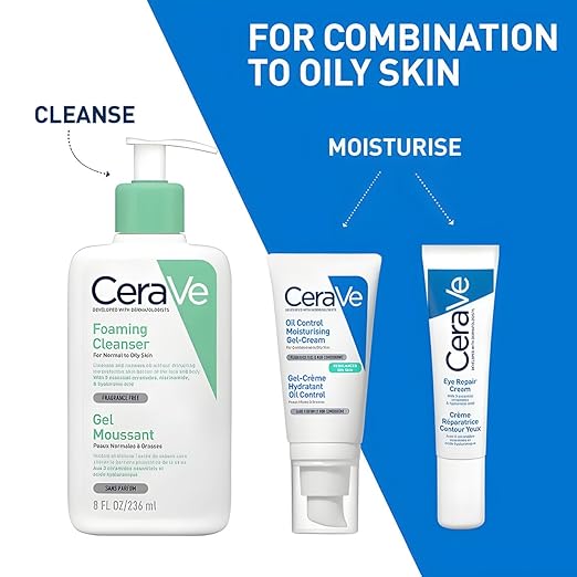 CeraVe Oil Control Gel-Cream lightweight moisturizer for Oily & Combination Skin with Shine Control (52ml) CeraVe
