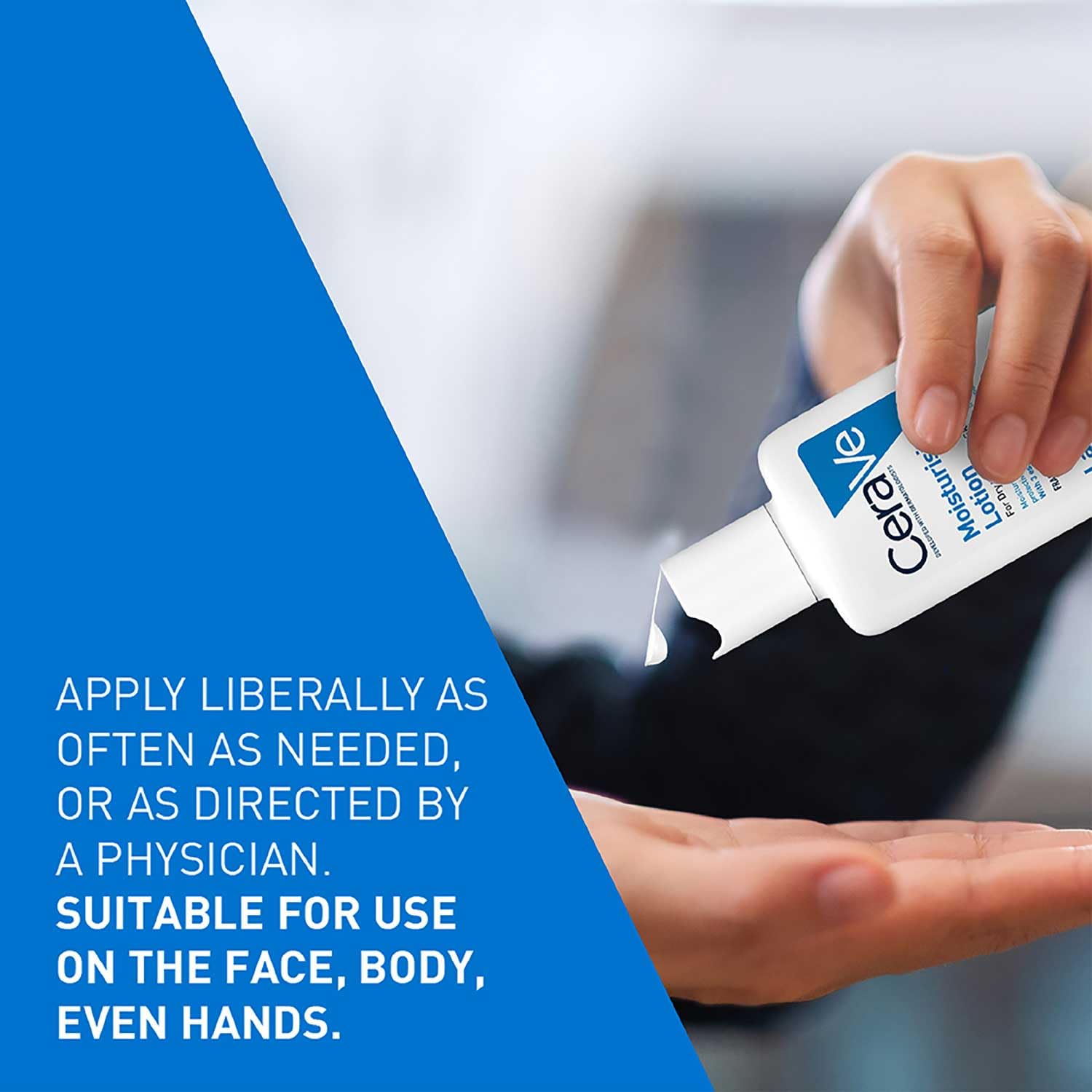 CeraVe Moisturizing Lotion For Dry To Very Dry Skin With Ceramides & Hyaluronic Acid – 88ml CeraVe