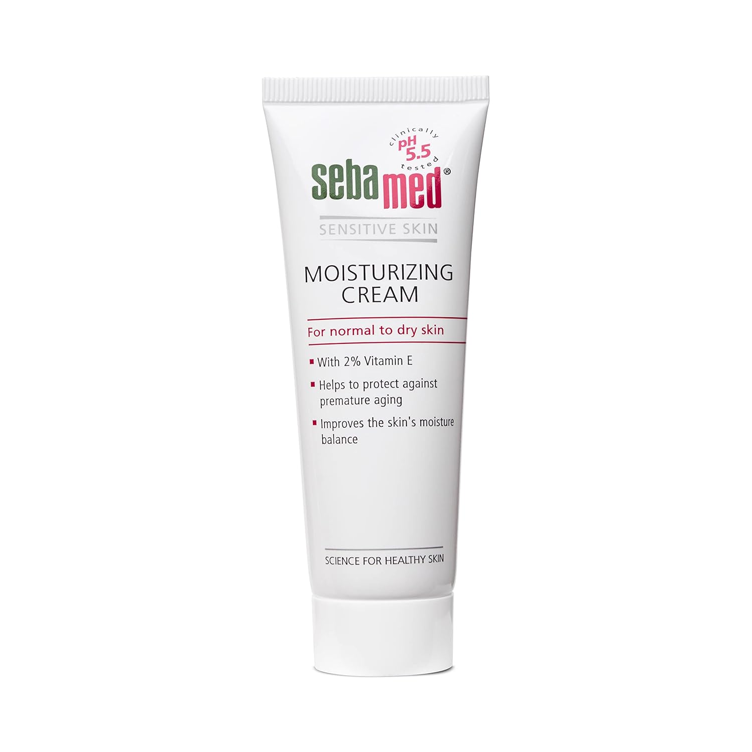 Sebamed Moisturizing Cream 50 ml | Unisex Face Moisturizer for Men & Women | pH 5.5 | Vitamin E & Botanical Oils | Hydrates, Protects & Prevents Premature Ageing | Paraben-Free Sebamed