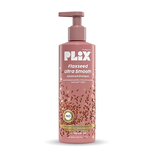 PLIX Flaxseed Ultrasmooth Shampoo for Smooth Hair 200ml