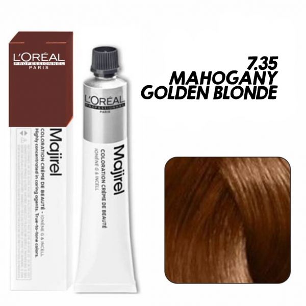 L'oreal Professionnel Paris Majirel - 7.35 (Mahogany Golden Blonde) - Niram Global Private Limited