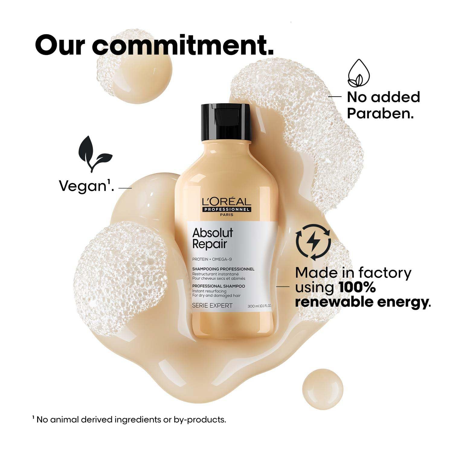 L'Oréal Professionnel Absolut Repair Shampoo for Dry & Damaged Hair - 300ml Loreal Professional