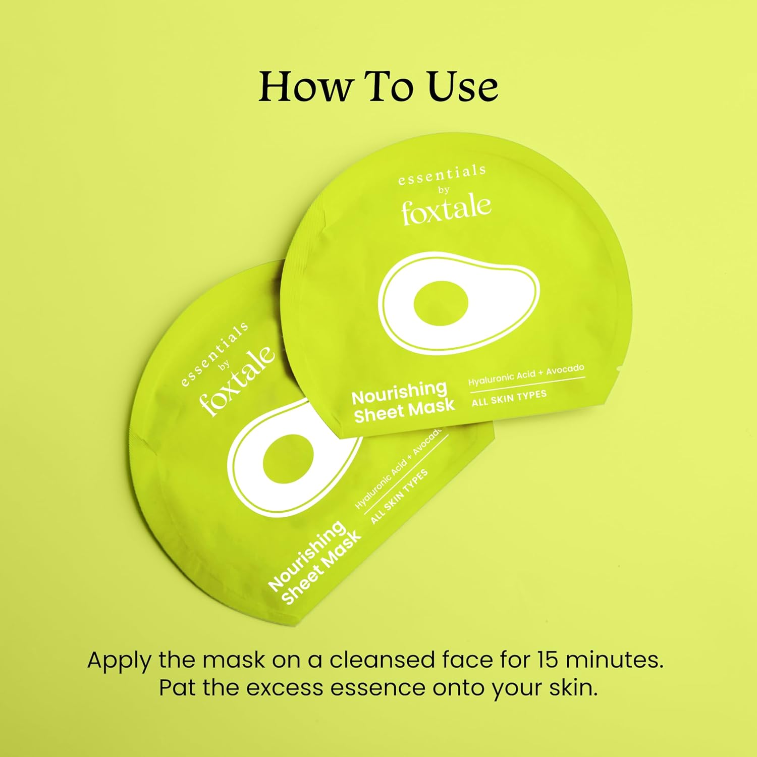 Foxtale Nourishing Sheet Mask with Hyaluronic Acid Foxtale