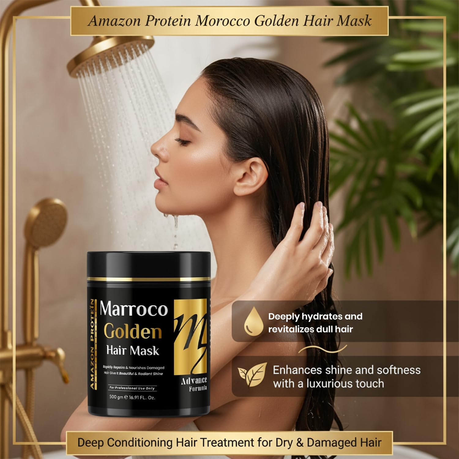 Floractive Profissional Marroco Golden Plus Mask (500 G) floractive professional