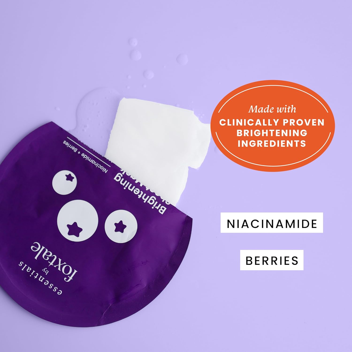 Foxtale Brightening Sheet Mask with Niacinamide Foxtale