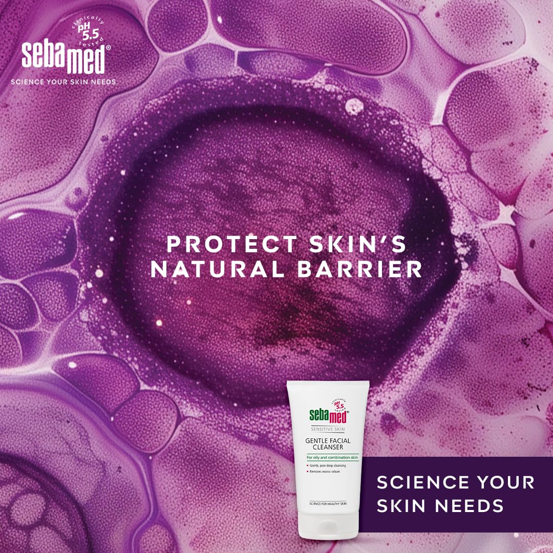 Sebamed Gentle Facial Cleanser 150 ml | pH 5.5 for Oily Skin Sebamed