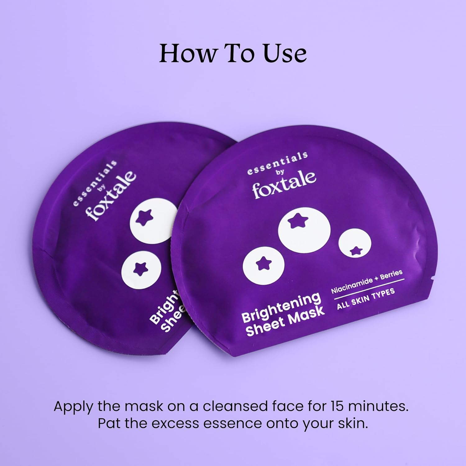 Foxtale Brightening Sheet Mask with Niacinamide Foxtale