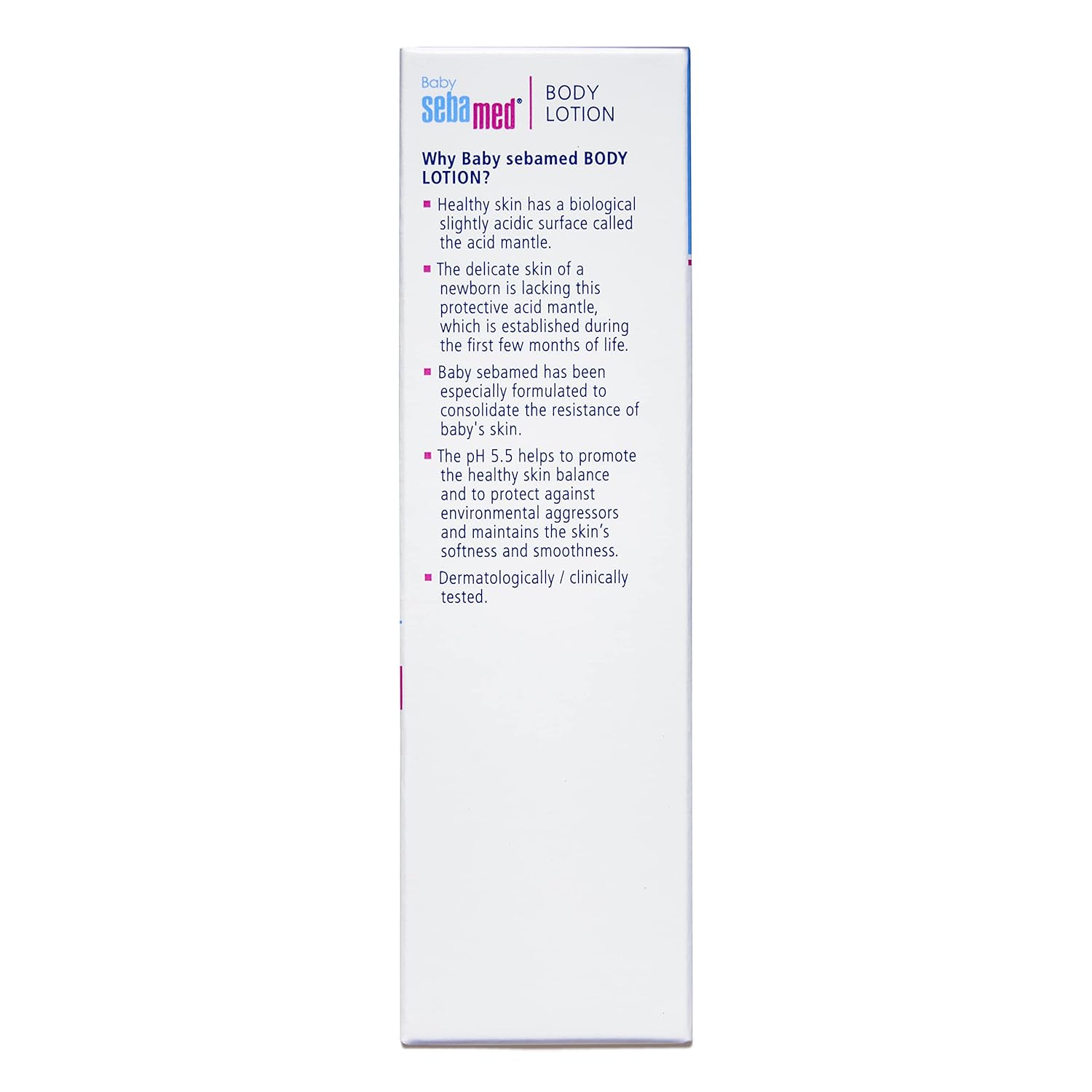 Sebamed Baby Body Lotion 50 ml | pH 5.5 for Sensitive Baby Skin