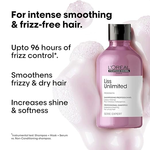 L'Oréal Professionnel Liss Unlimited Shampoo for Frizzy & Unruly Hair - 300ml Niram Global Private Limited