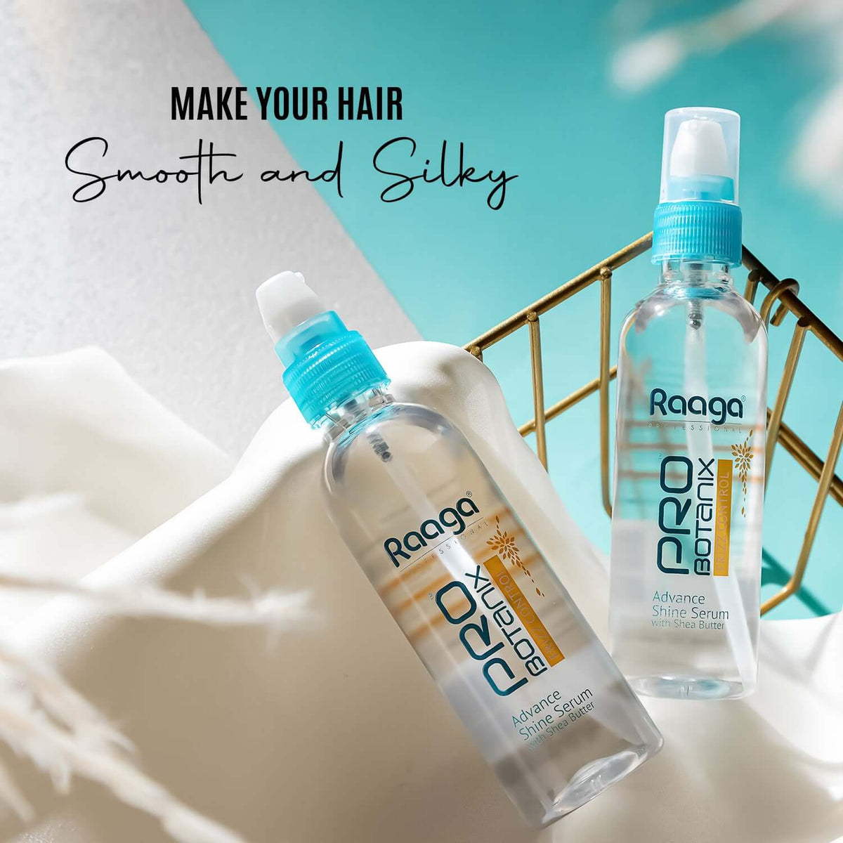 Raaga Pro Botanix Frizz Control Hair Serum 100 ml | Shea Butter Raaga Professional