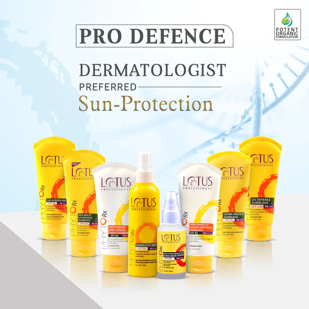 Lotus Professional PhytoRx Silk Matte UV Defence Sunblock Cream SPF 50 Pa++ (75gm) Loreal Professional