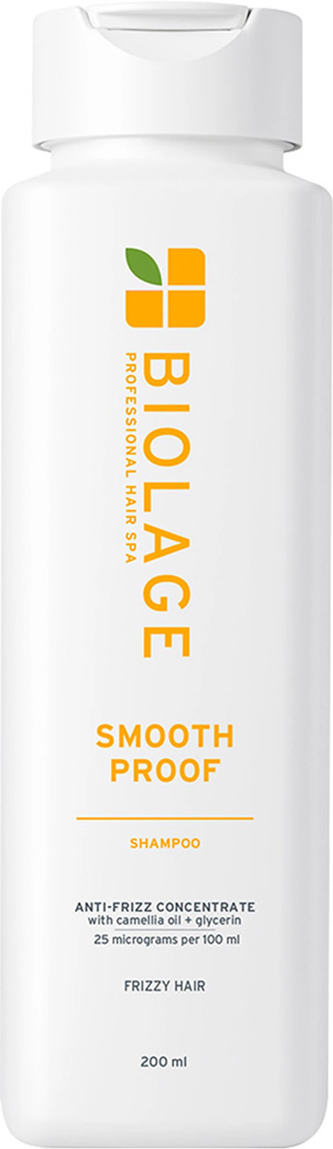 Biolage Smooth Proof shampoo bottle on a white background