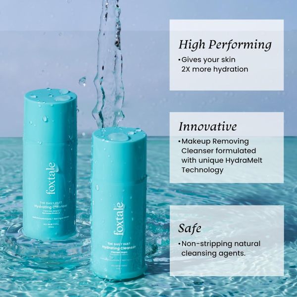 Foxtale hydrating cleanser 100ml -red algae extract +sodium hyaluronate