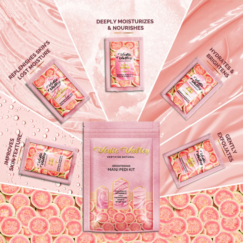 Vedic Valley Manicure Pedicure Kit Guava & Almond MINTREE