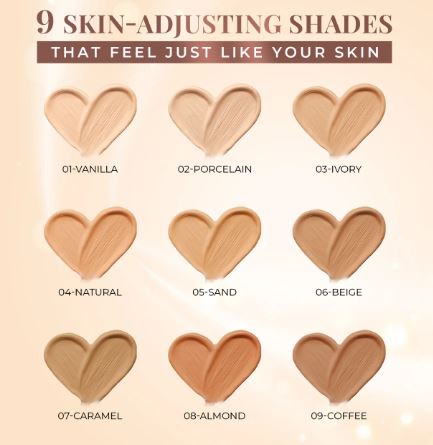 Just herbs serum foundation dewy finish spf 30 +++ rosehip + rice starch 20g-02 porcelain