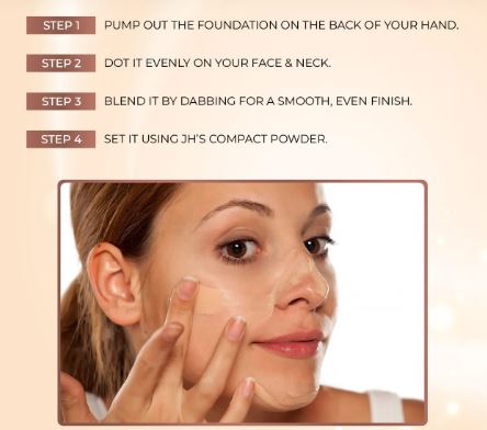 Just herbs serum foundation dewy finish spf 30 +++ rosehip + rice starch 20g-02 porcelain