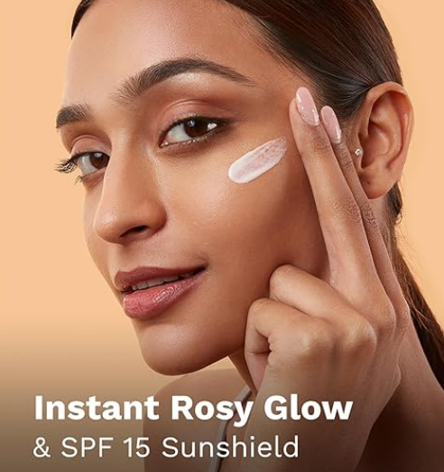 PILGRIM ILLUMINATING MOISTURIZER INSTANT ROSY GLOW 30ML- HIGHLIGHTING EFFECT AUSTRALIAN KAKADU PLUM SPF 15